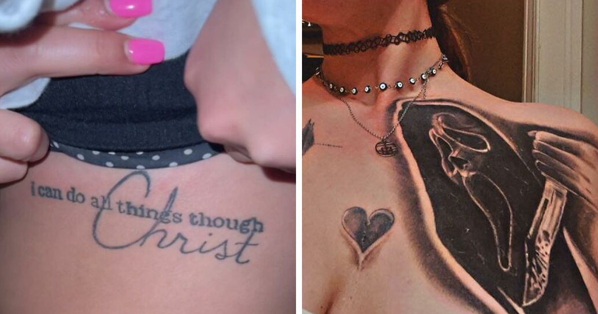 “You Won’t Believe These 80 Tattoos That Went Hilariously Horribly Wrong!”