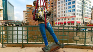 Milwaukee’s Secret Past Unmasked: Why the Fonzie Statue Suddenly Vanished