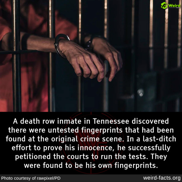 "Chilling Twist: Death Row Inmate Uncovers Untested Fingerprints That Could Change Everything"