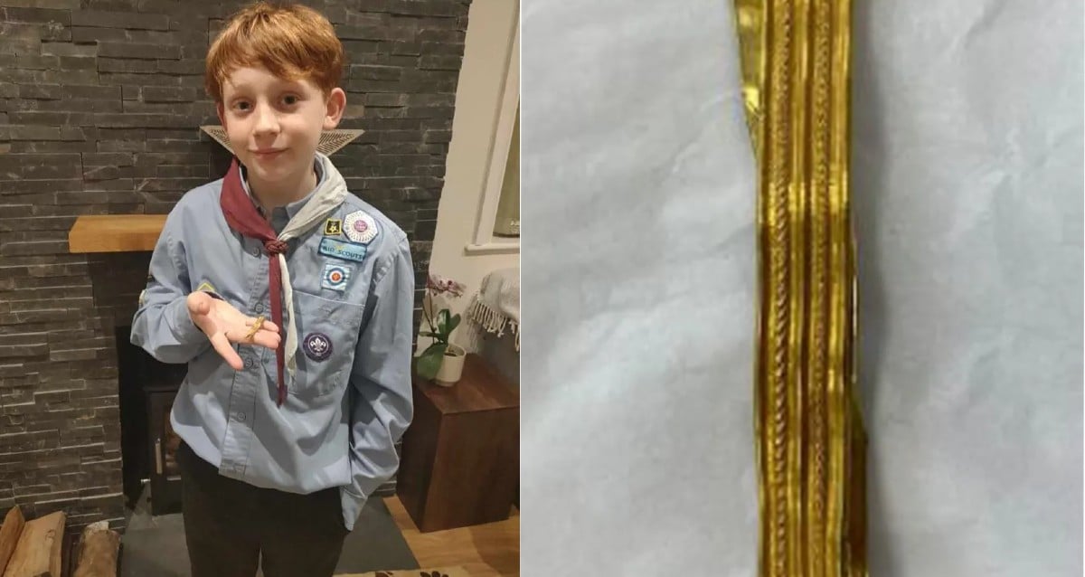 "Unearthed Treasure: Young Boy Stumbles Upon Stunning Roman Gold Bracelet While Walking His Dog!"