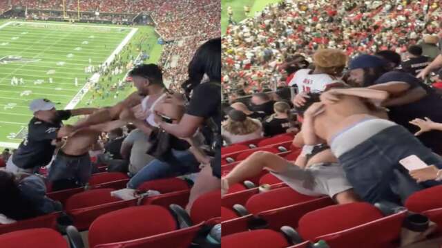 "Unbelievable Brawl Breaks Out at Falcons Game: Witnesses Reveal Shocking Details Behind the Fistfight!"