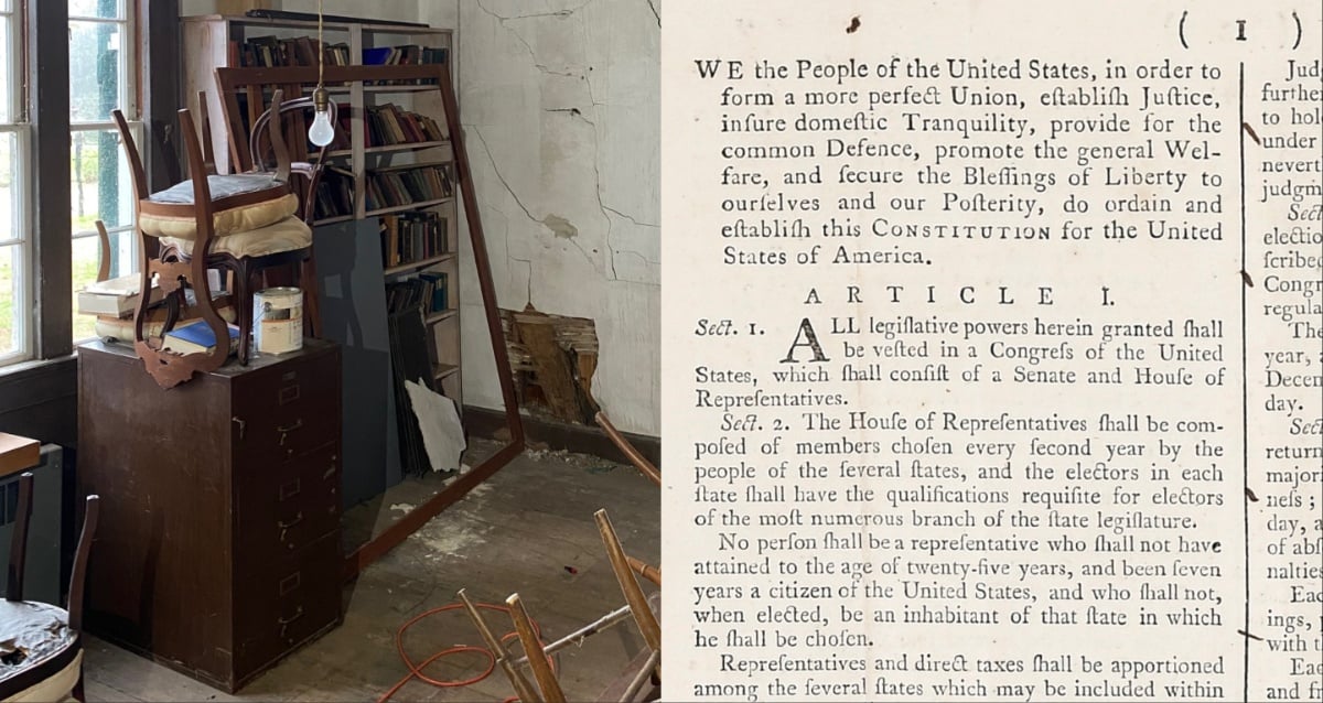 "Unearthed from Obscurity: The Astonishing Discovery of a Signed 1787 U.S. Constitution Hidden in a North Carolina File Cabinet"