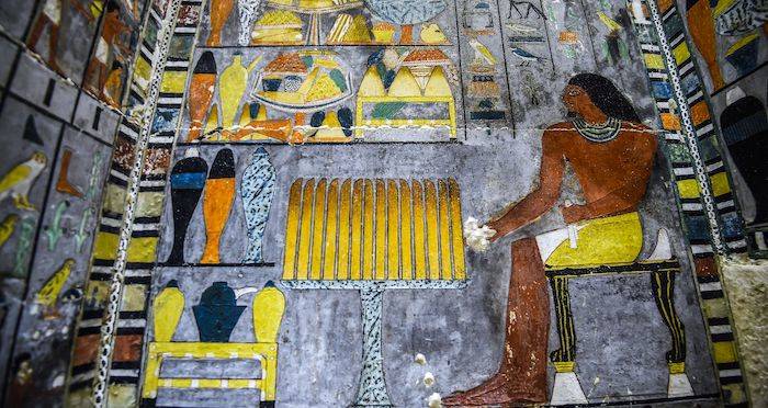 "Unveiling Ancient Secrets: Stunning Art Uncovered in a 4,300-Year-Old Egyptian Tomb!"