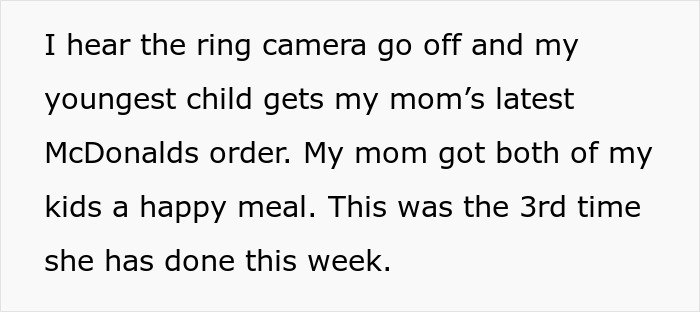 "Grandma's Fast Food Obsession Sparks Family Feud: Will She Face Eviction Over Her Grandkids' Cravings?"