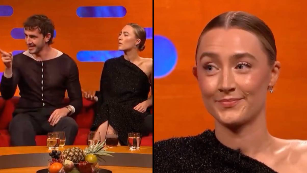 "Saoirse Ronan's Bold Reaction to Paul Mescal's Controversial Joke Leaves Viewers Speechless on The Graham Norton Show"