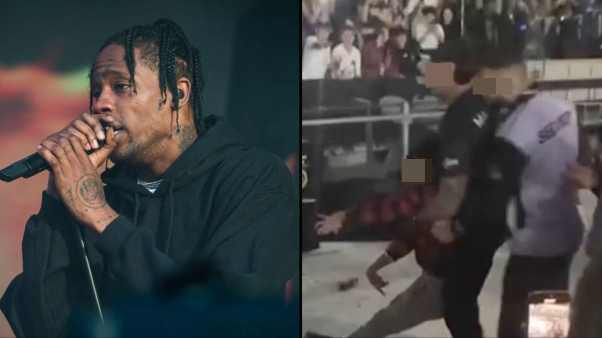 "Travis Scott Concert Chaos: Fan's Seizure Sparks Alarming Brawl After Shocking Security Takedown!"