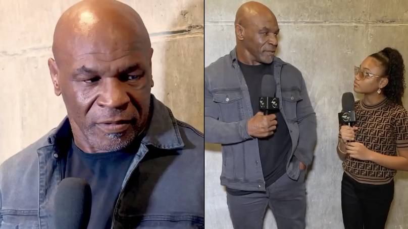 "Mike Tyson Shockingly Reveals Dark Truths While Chatting with Child, Leaving Fans Stunned Ahead of Jake Paul Showdown!"