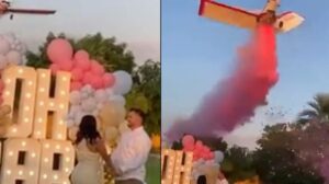 "Shocking Footage: Gender Reveal Party Turns Into Chaos Just Moments Before Celebration!"