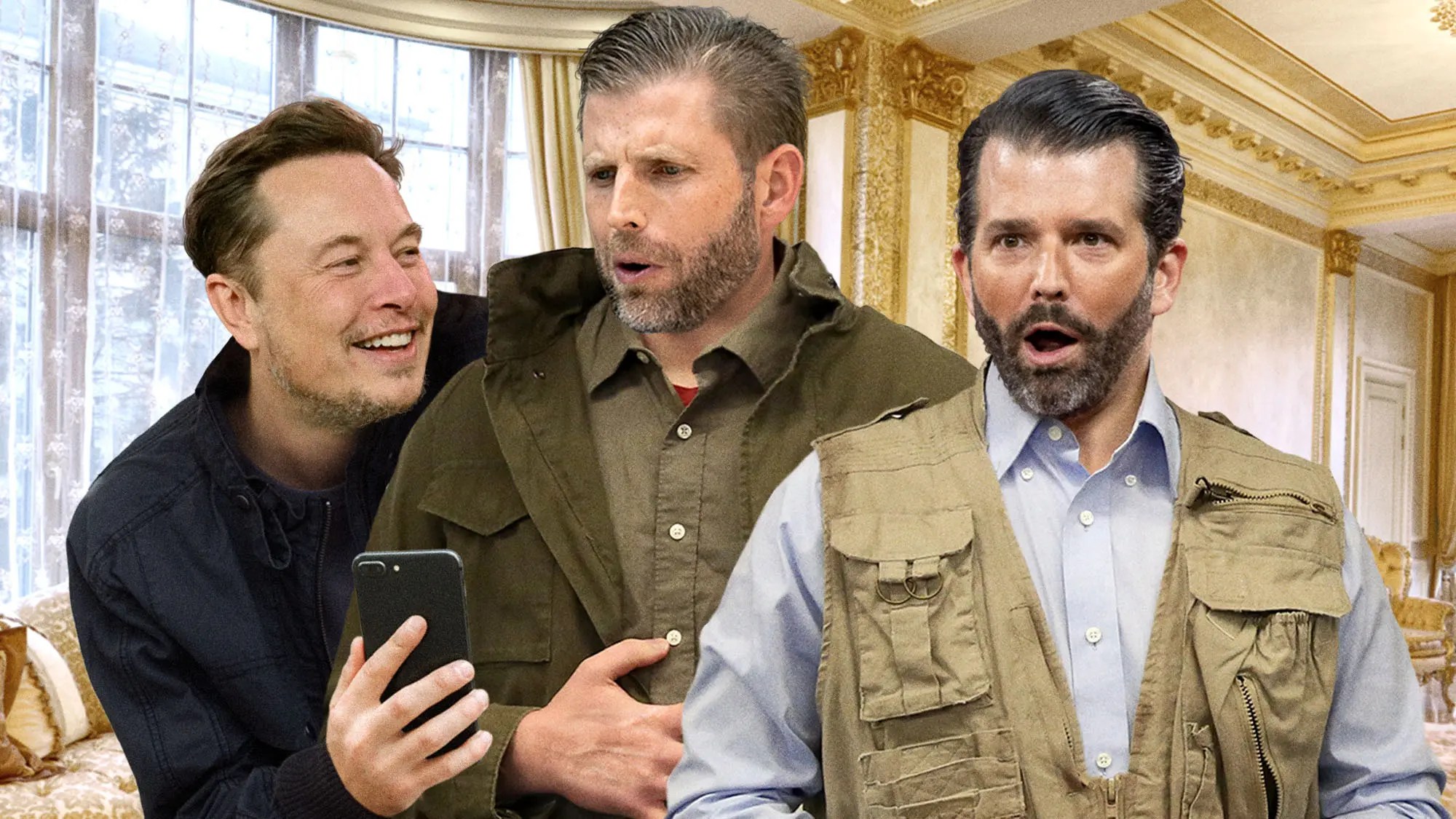 "Unexpected Family Bonding: Trump Boys React to Uncle Elon's Bizarre Anime Surprise"