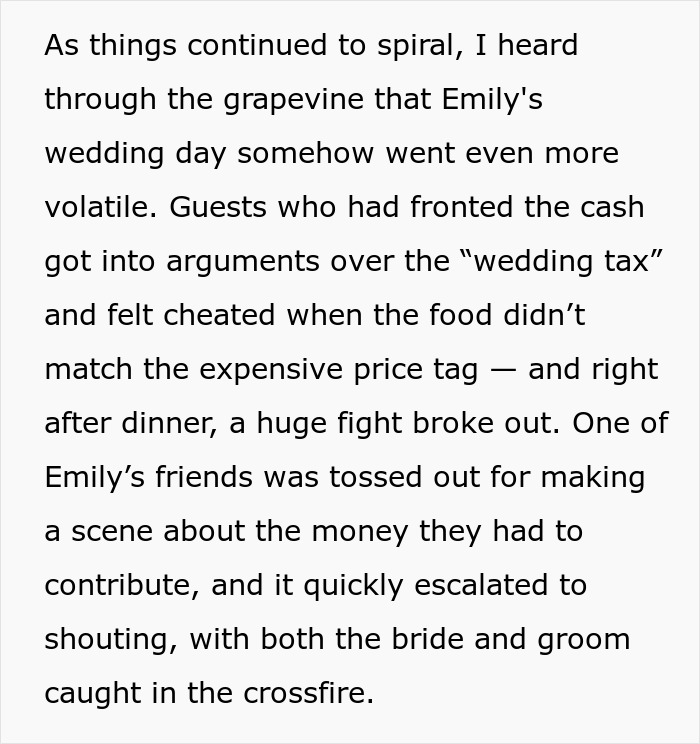 "Chaos Unleashed: How a 'Wedding Tax' Sparked a Day of Screams, Fights, and Refund Demands!"