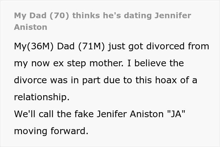 "Desperate Son Uncovers Shocking Scam Behind 'Jennifer Aniston' - Can He Rescue His Father Before It's Too Late?"