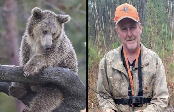 "Tragic Twist: Hunter Crushed by Bear in Shocking Fatal Accident During Weekend Hunt!"