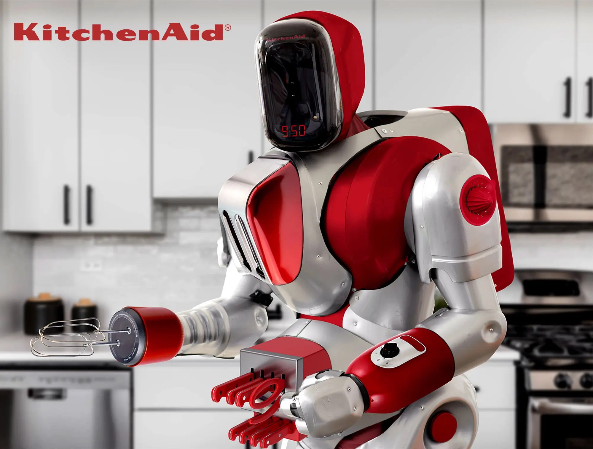 "Transform Your Cooking Game: KitchenAid's Groundbreaking Culinary Mech Suit Promises to Revolutionize the Kitchen Experience!"