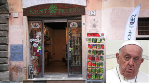 "Vatican's Sacred Streets: Pope Francis Sounds Alarm as Head Shops Encroach on Holiness"