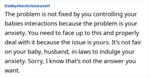 "Boundaries or Control? Mom's Shocking Move to Protect Her Baby from In-Laws Sparks Debate!"