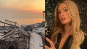 "Heartbreak and Resilience: Paris Hilton's Emotional Return to the Ashes of Her Home After a Live TV Tragedy"