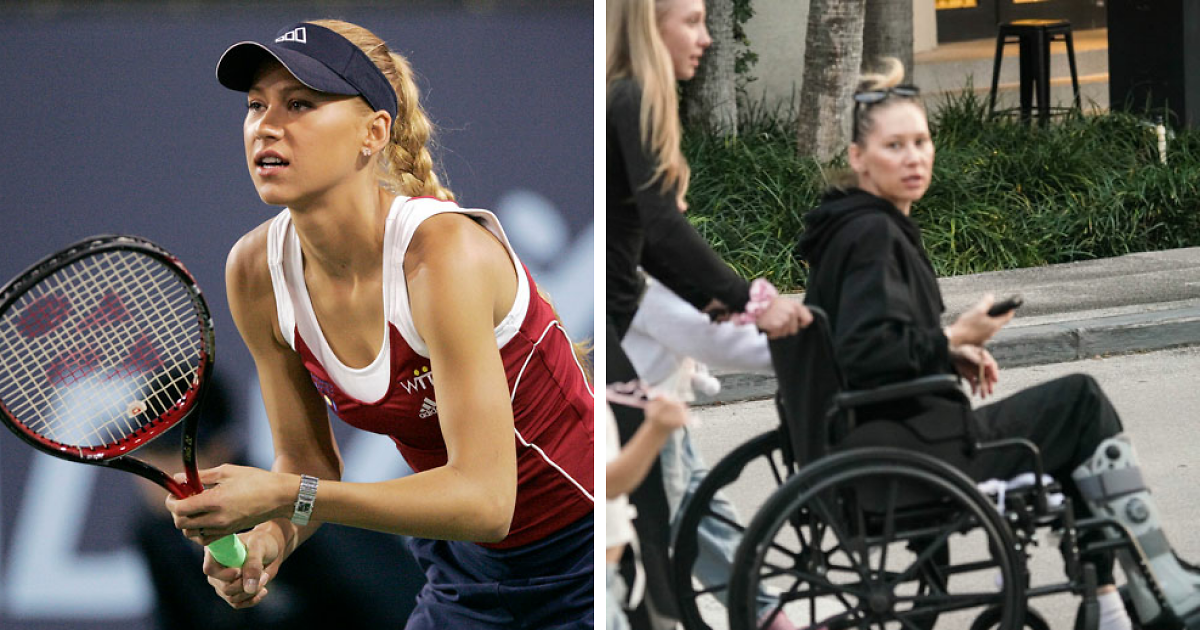 "Shocking Comeback: Anna Kournikova Spotted in Wheelchair After Two-Year Absence—What Happened?"