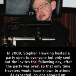 "Unlocking Time: The Mysterious Party Stephen Hawking Threw for the Future—But No One Knew!"