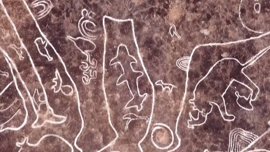 "Ancient Mysteries Unearthed: What Do This 12,000-Year-Old Rock Carvings Reveal About a Vanished Civilization?"