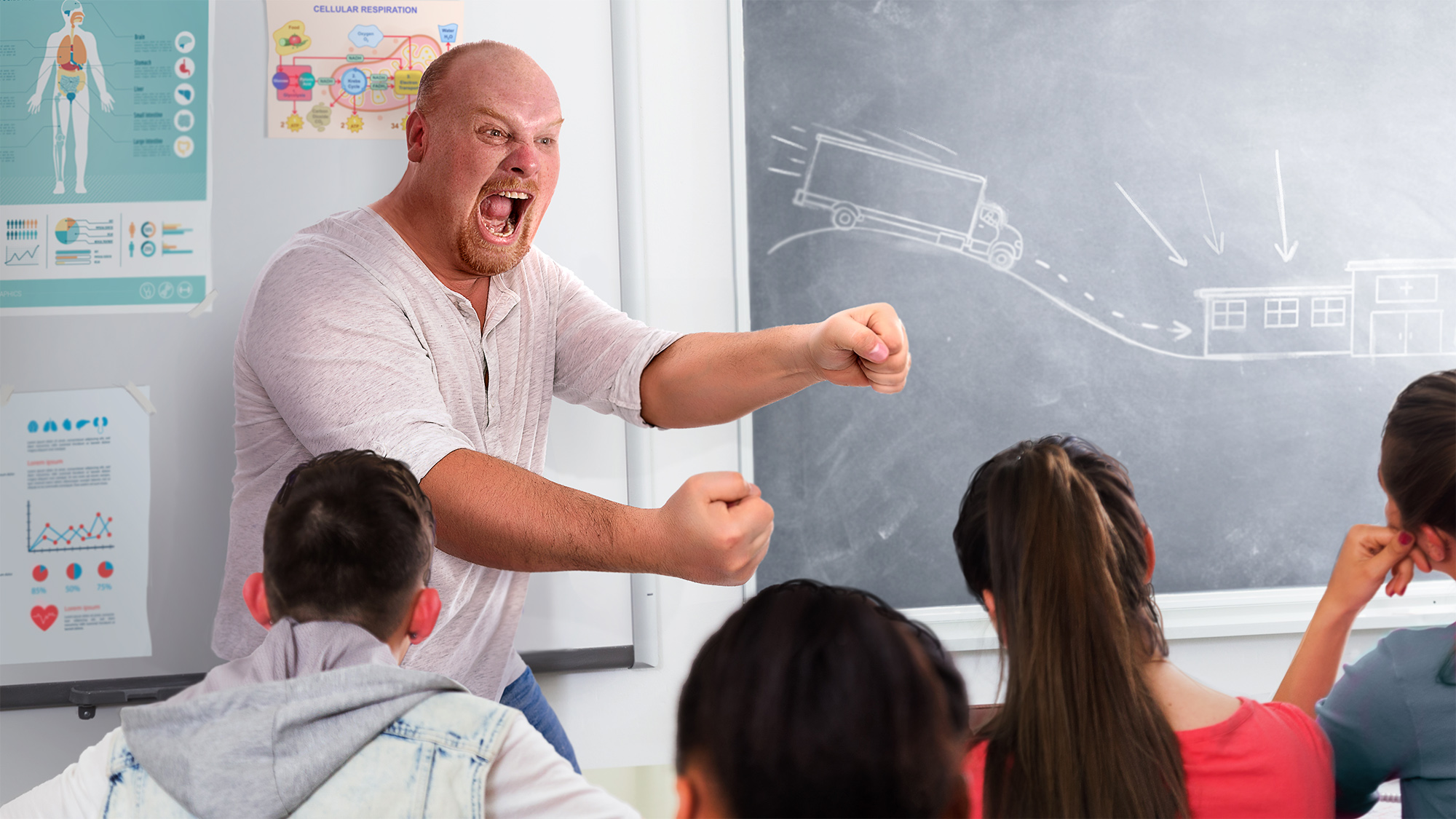 "Shocking Lesson Plan: When a Sex Ed Teacher Turns a Truck Into a Controversial Classroom Prop"