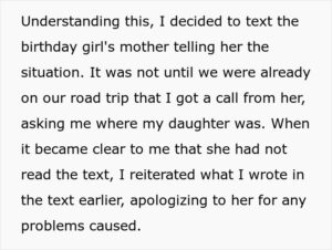 "Birthday Plot Twist: How a Well-Meaning Parent Unraveled Their Daughter's Special Day"