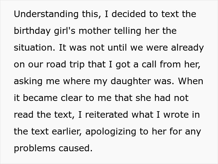 "Birthday Plot Twist: How a Well-Meaning Parent Unraveled Their Daughter's Special Day"