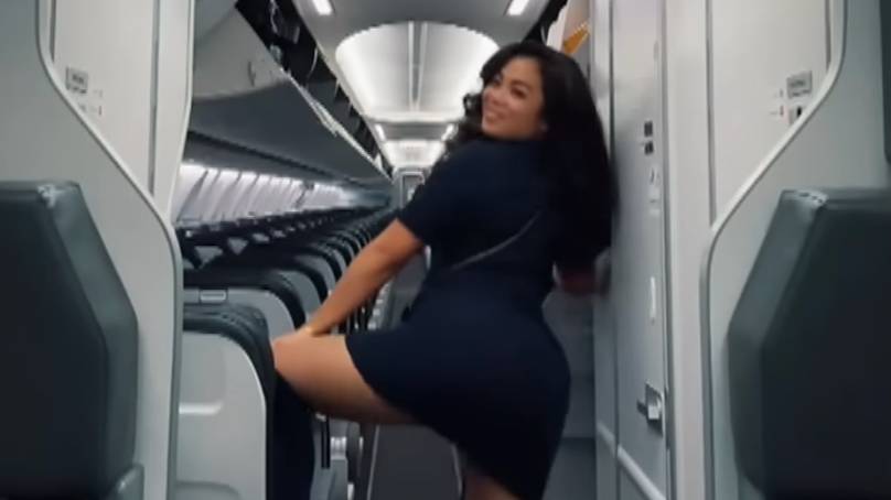 "Shocking Reasons Behind Flight Attendant's Twerking Scandal Revealed: Her Response Will Leave You Speechless!"