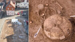 "Unearthing Secrets: What Lies Beneath a Parking Lot? Archaeologists Discover a Medieval Church Linked to a Haunting Mystery of Children’s Skeletons"