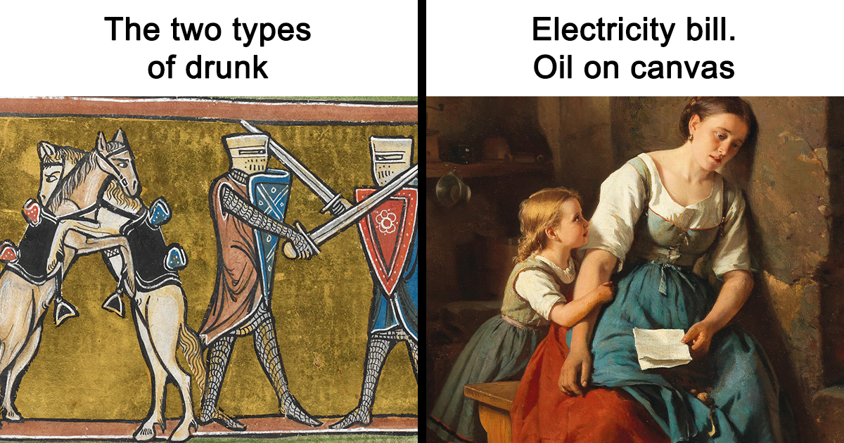 34 Hilarious Classical Art Memes That Reveal Struggles We’d Never Expect From History’s Greatest Masters