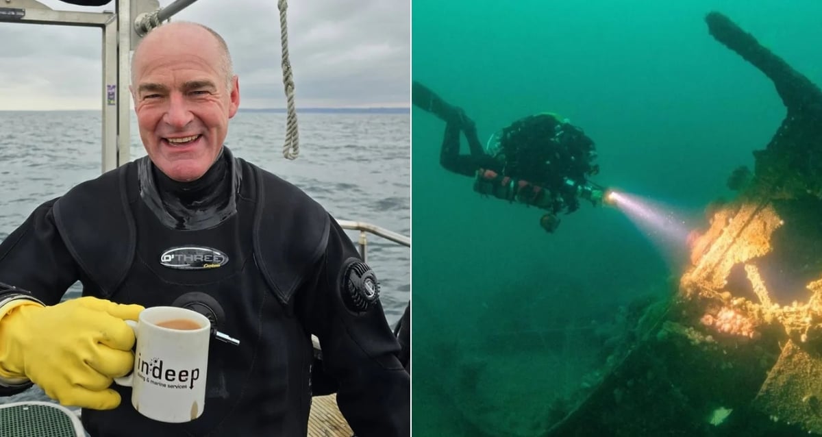 Amateur Diver Stumbles Upon Century-Old WWI Shipwreck—Snaps It Up on Facebook for Mere $400