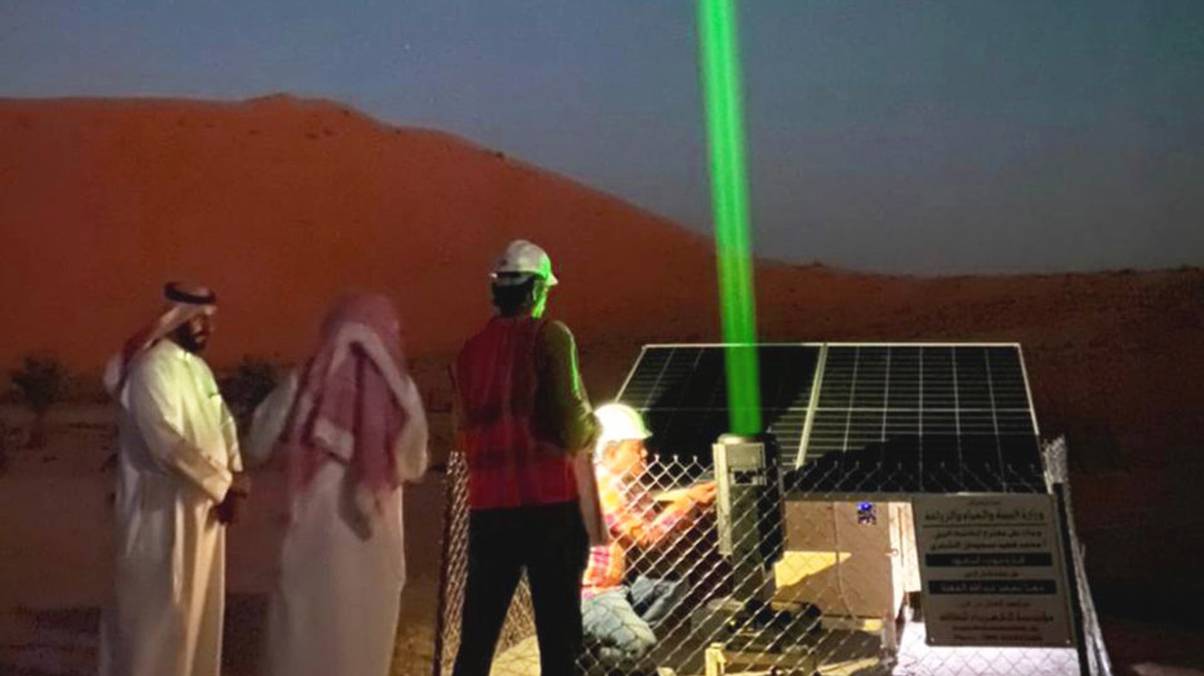 How Solar-Powered Lasers Are Revolutionizing Survival in the Harsh Saudi Desert