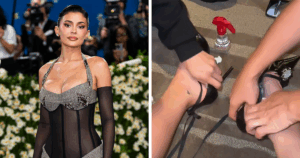 Kylie Jenner’s Met Gala Moment Turns Painful: The Stiletto Hack That Shocked Everyone