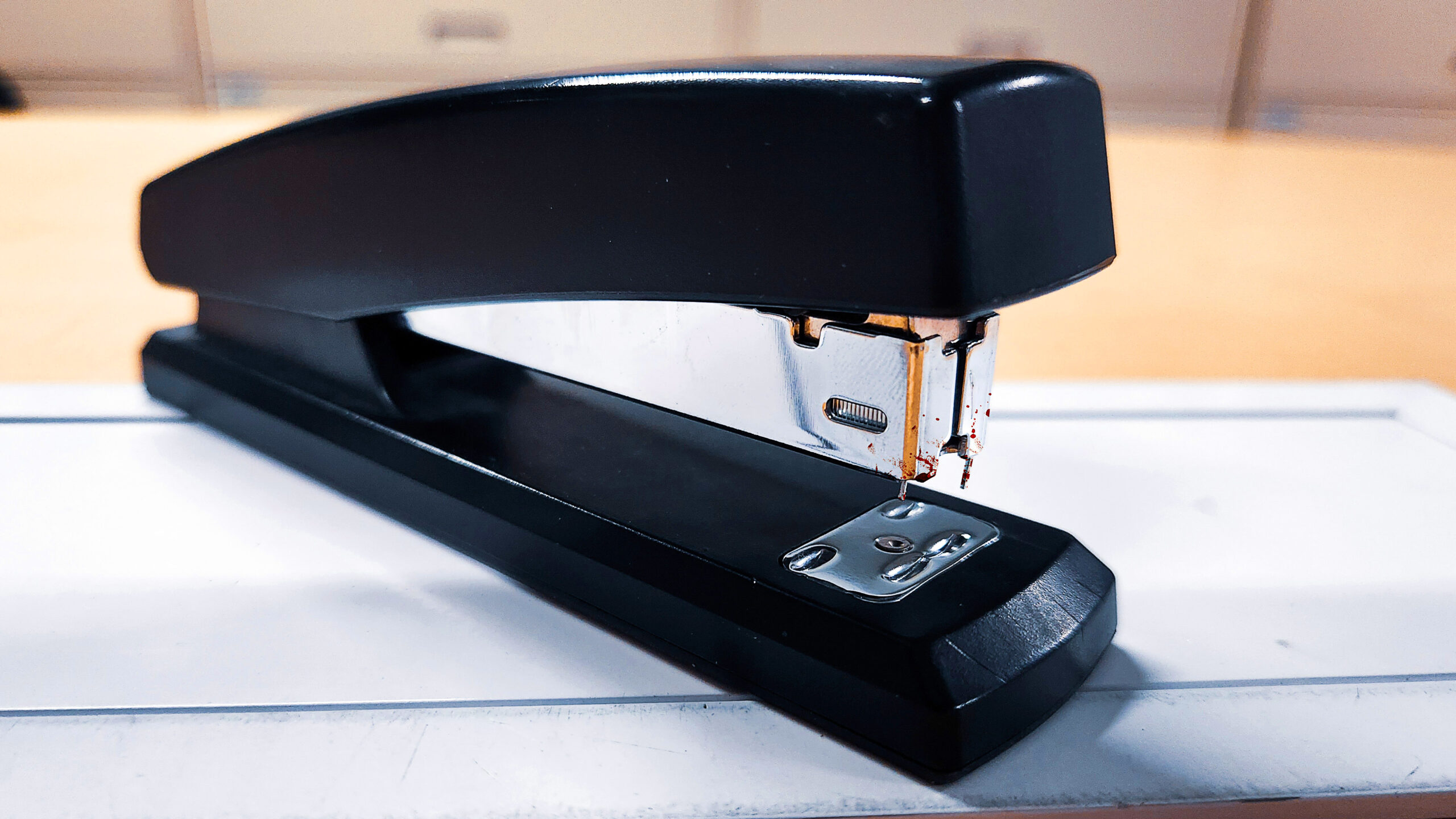 Office Stapler Develops Disturbing Appetite, Leaving Employees on Edge