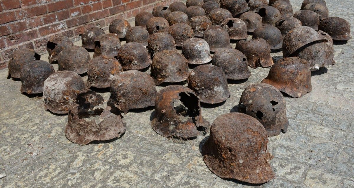 Century-Old Secret Unearthed: Dozens of Mysterious German Helmets Discovered by Polish Road Workers