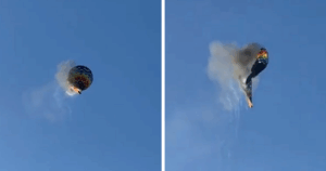 Desperate Leap for Survival: Passengers Plummet from Flaming Brazilian Hot Air Balloon in Heart-Stopping Ordeal