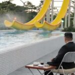 Tourist’s Narrow Escape from Soaking Kim Jong-Un on Waterslide Sparks Intense Drama and Global Curiosity