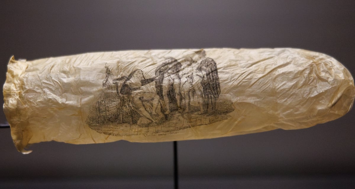 Unveiled: 200-Year-Old Erotic Condom Crafted from Sheep Appendix Sparks Museum Buzz in the Netherlands