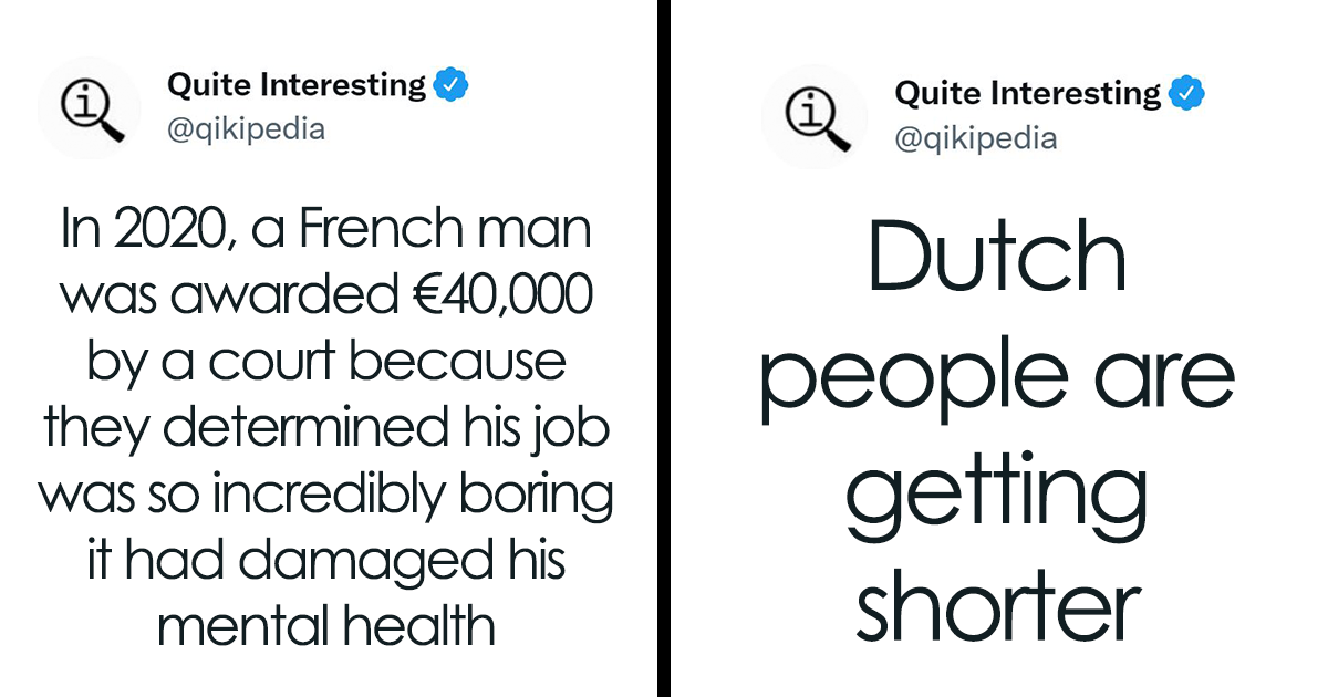 44 Mind-Blowing Facts You Won't Believe Are True – Revealed by “Quite Interesting” Twitter Account