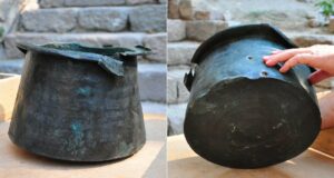 Mystery of Turkey’s Ancient Mosaic House Deepens with Discovery of Enigmatic 1,400-Year-Old Bronze Cauldron