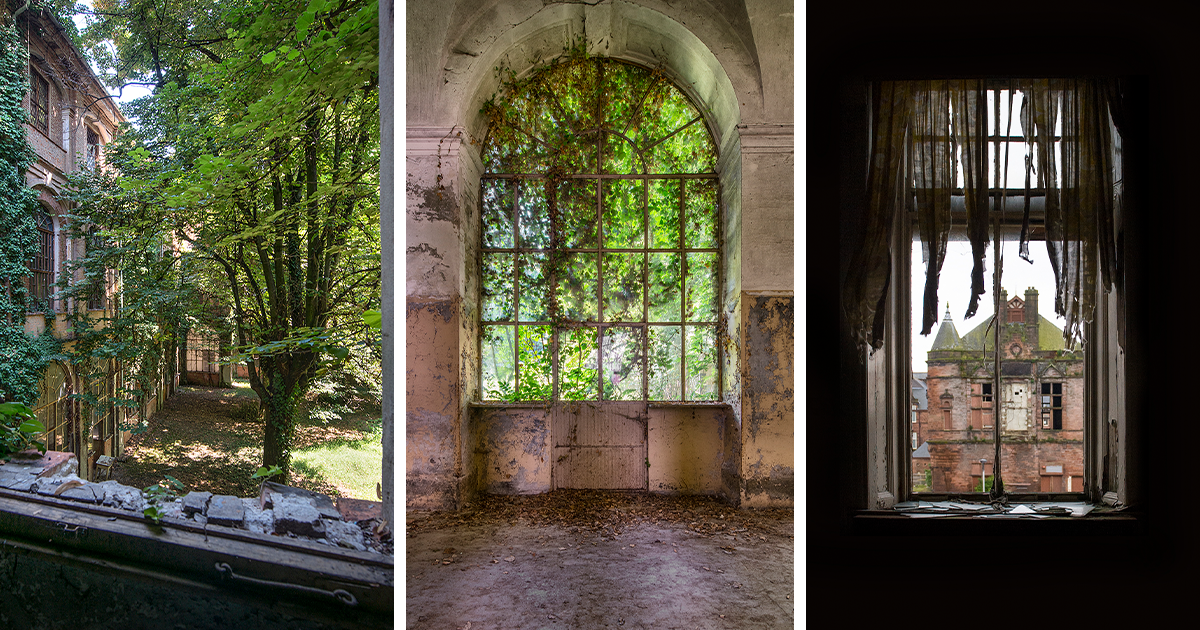 Through Forgotten Windows: Unveiling Haunting Views from Abandoned Asylums (30 Captivating Photos)