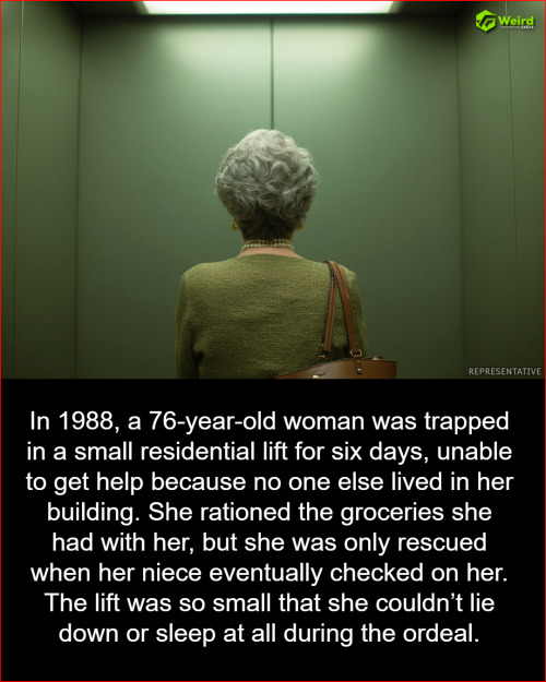 Trapped for Six Days: The Unbelievable Ordeal of a 76-Year-Old Woman in a Tiny Residential Lift