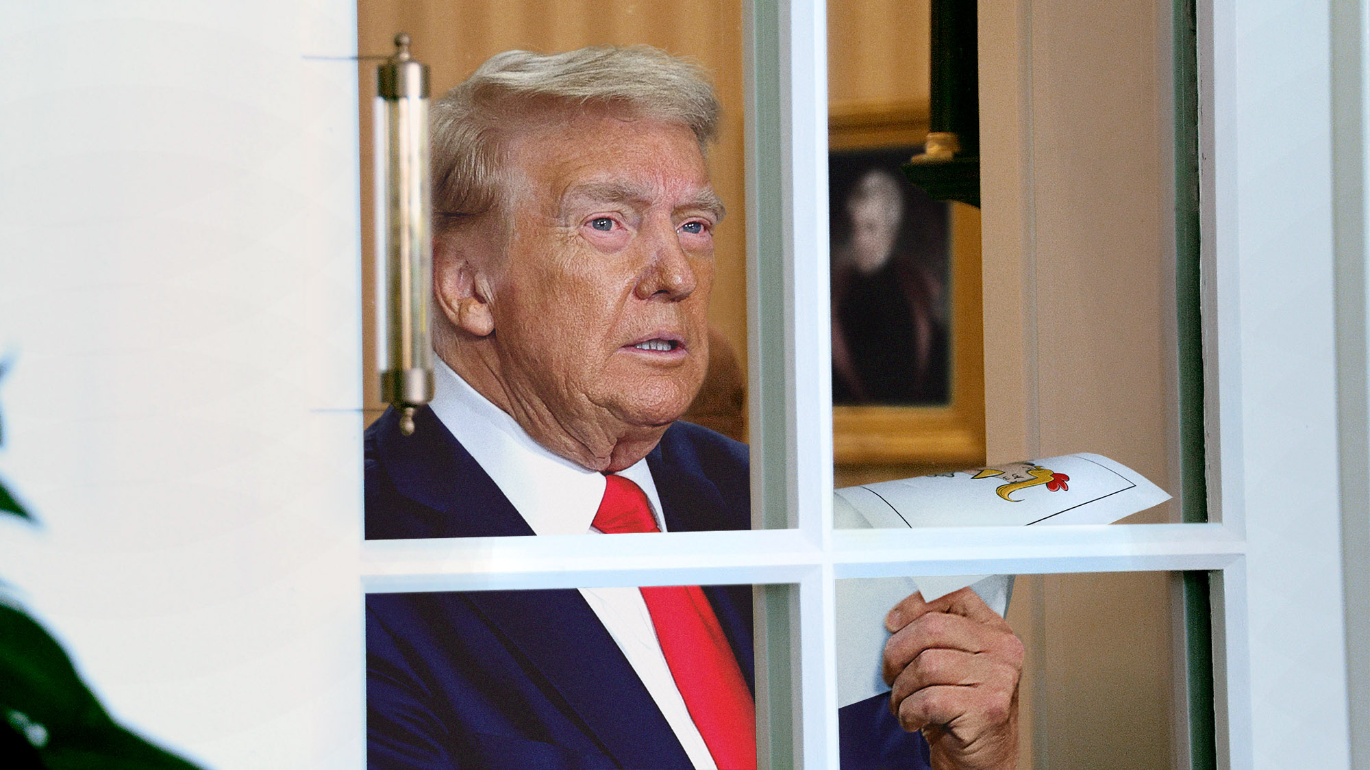 Trump’s Shocking Reaction to Bizarre Cartoon Unleashes the Unthinkable