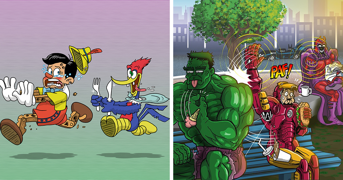 Unmasking the Hilarious Secrets Superheroes Hide When the Cameras Are Off – 17 Comics That Will Crack You Up!
