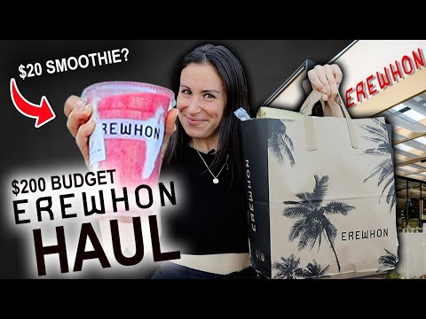$200 Budget At Americas MOST EXPENSIVE Grocery Story // Erewhon First TRY Haul