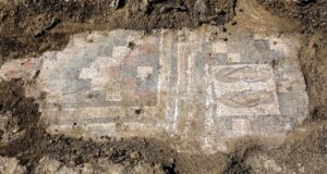 Ancient Roman Mosaic Featuring Mysterious Oversized Flip-Flops Unearthed in Luxurious Sicilian Villa