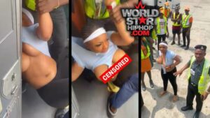 Chaos at 30,000 Feet: Woman Drags Flight Attendant into Shocking Mid-Air Showdown Over Snatched Wig and Smashed Phone!
