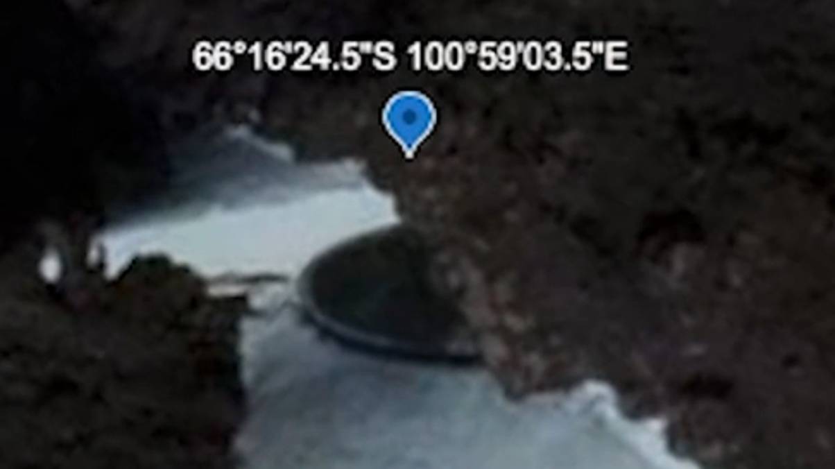 Mystery Deepens: Google Maps Reveals Bizarre Structure Beneath Antarctic Ice, Sparking Alien Base Speculations