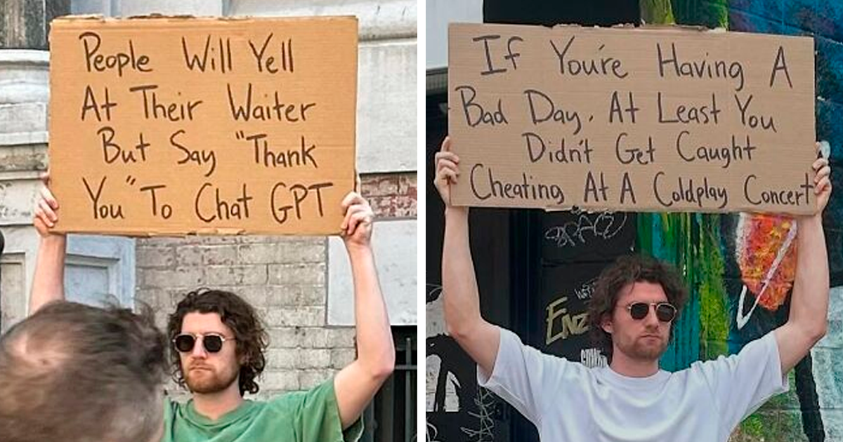 You Won't Believe What the "Dude With The Sign" Is Saying Now—58 Shocking New Pics Revealed!
