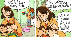 Unmasking Everyday Injustice: 21 Comics That Reveal Society’s Hidden Truths Through Blobby And Friends