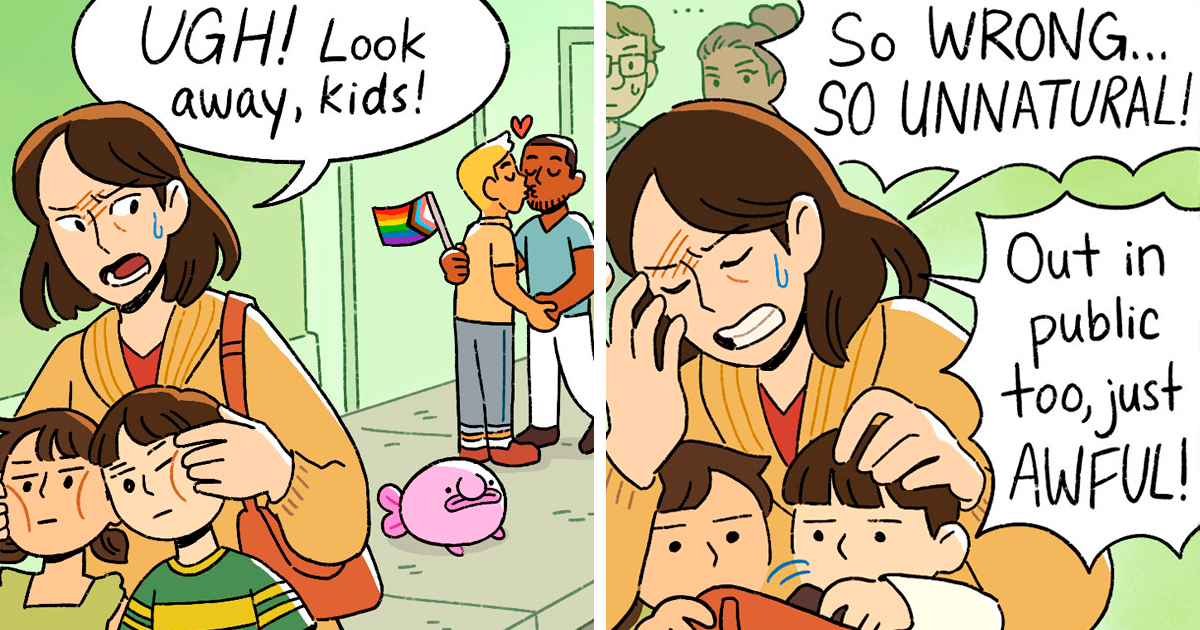 Unmasking Everyday Injustice: 21 Comics That Reveal Society’s Hidden Truths Through Blobby And Friends